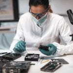 Forensic Expert Working in Forensic Science Laboratory