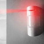 Modern motion sensor in action indoors