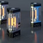 Sci-fi energy power device. Futuristic military battery. 3d render